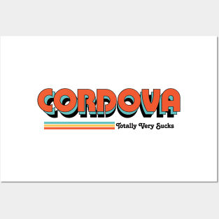 Cordova - Totally Very Sucks Posters and Art